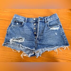 Reformation Vintage Blue Jean Shorts